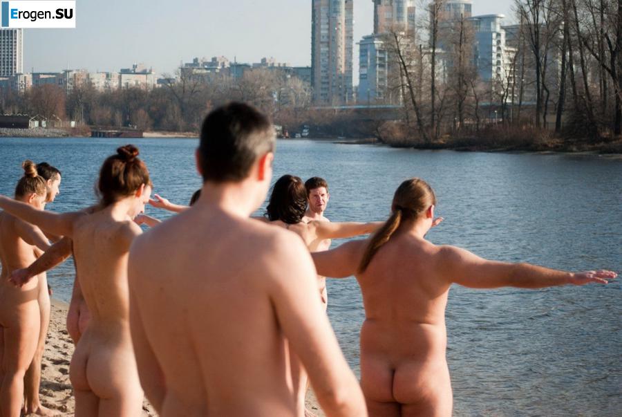 Ukrainian nudists in winter. Part 4. Photo 35