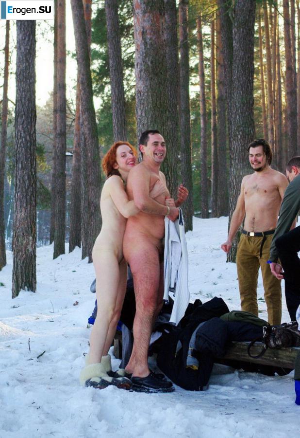 Ukrainian nudists in winter. Part 4. Photo 37