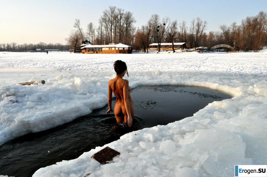 Ukrainian nudists in winter. Part 4. Photo 8