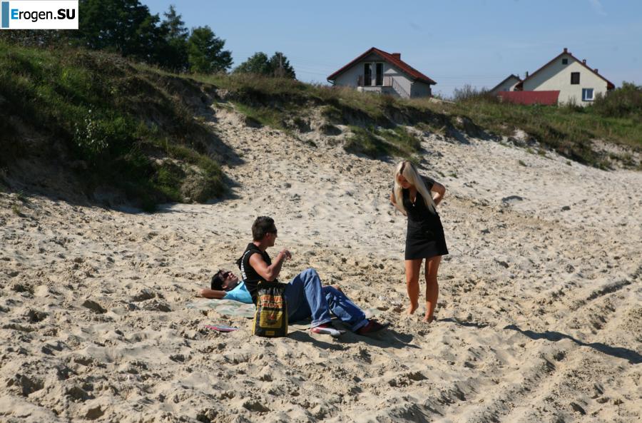 Three nudists on the riverbank. Part 4. Photo 17