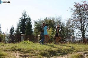 Трое нудистов на берегу реки. Часть 4. Эскиз 8