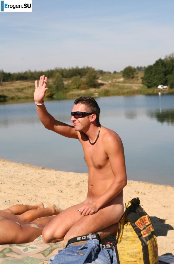 Three nudists on the riverbank. Part 5. Photo 52