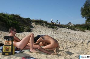 Three nudists on the riverbank. Part 5. Thumb 15