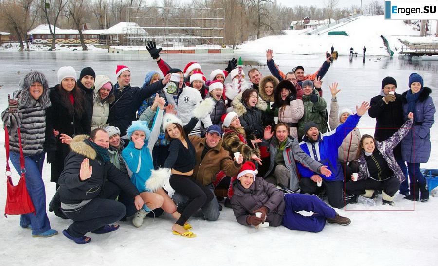 Ukrainian nudists in winter. Part 6. Photo 14