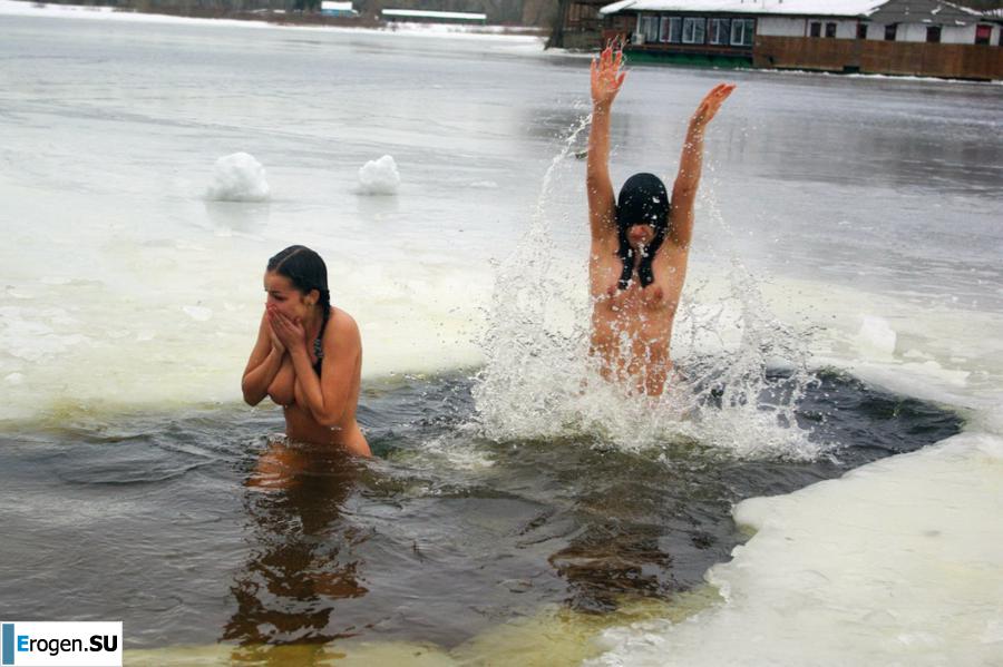 Ukrainian nudists in winter. Part 6. Photo 20