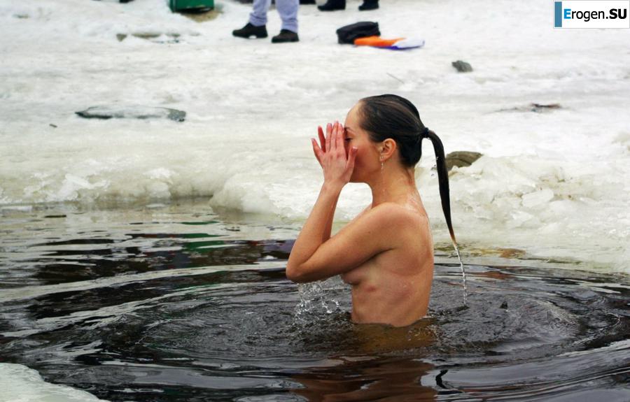 Ukrainian nudists in winter. Part 6. Photo 21