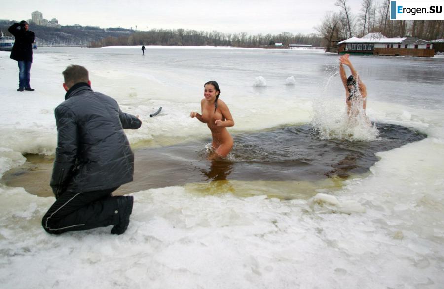 Ukrainian nudists in winter. Part 6. Photo 28