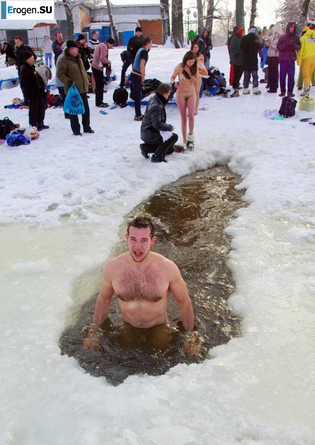 Ukrainian nudists in winter. Part 6. Photo 9