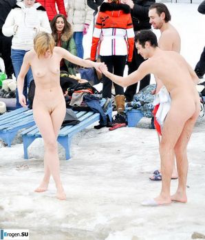 Ukrainian nudists in winter. Part 6. Thumb 24