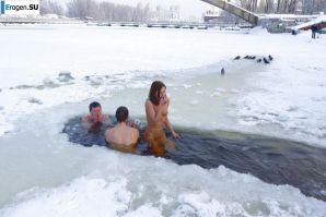 Ukrainian nudists in winter. Part 6. Thumb 31