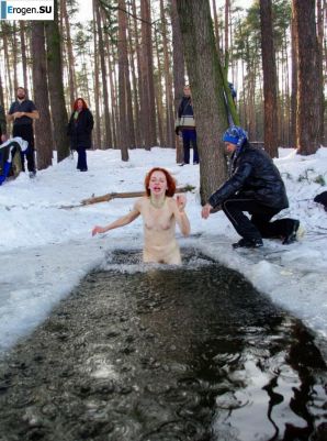 Ukrainian nudists in winter. Part 6. Thumb 33
