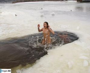 Ukrainian nudists in winter. Part 6. Thumb 36