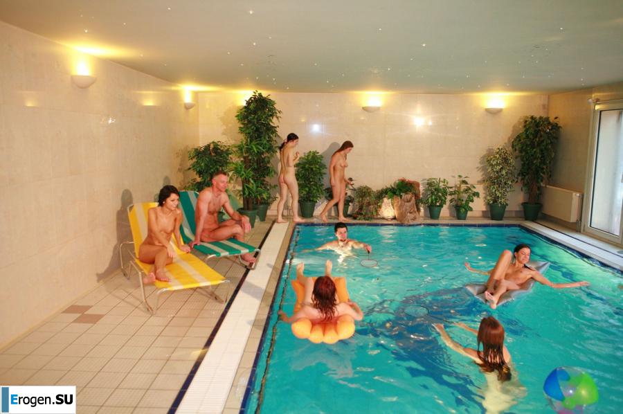 Czech nudists in the pool. Part 4. Photo 29