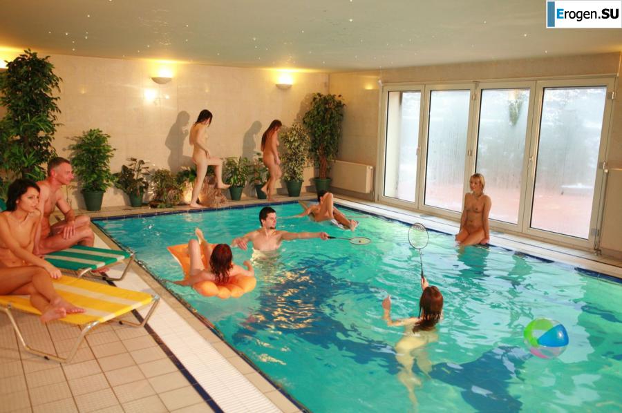 Czech nudists in the pool. Part 4. Photo 31
