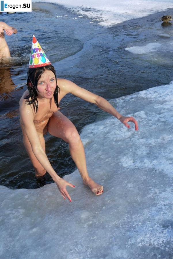 Ukrainian nudists in winter. Part 7. Photo 5