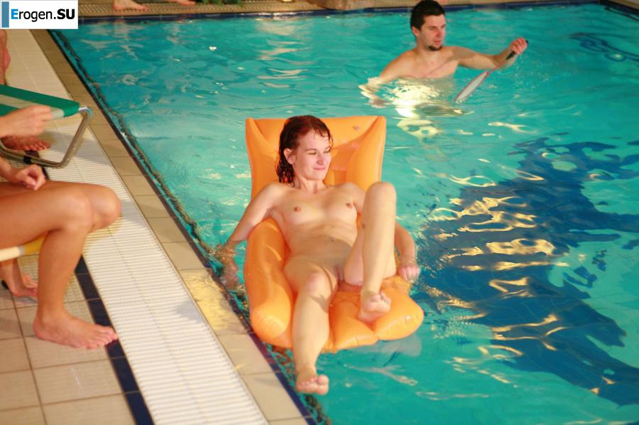 Czech nudists in the pool. Part 5. Photo 19