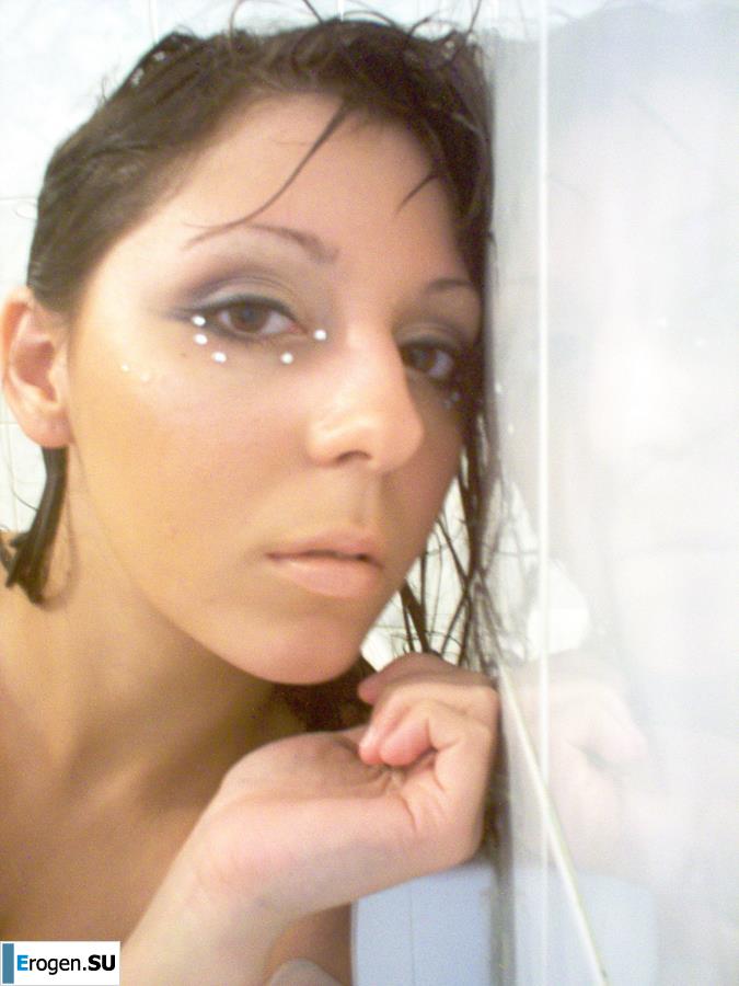 Charming brunette in a home and studio photo shoot. Part 2. Photo 28