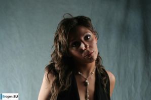 Charming brunette in a home and studio photo shoot. Part 2. Thumb 25