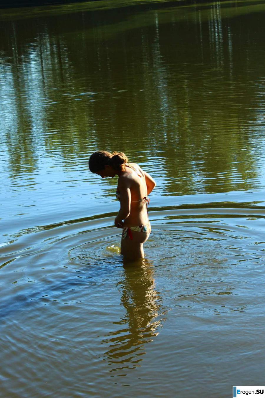 голые девушки на озере. Часть 7. Фото 14