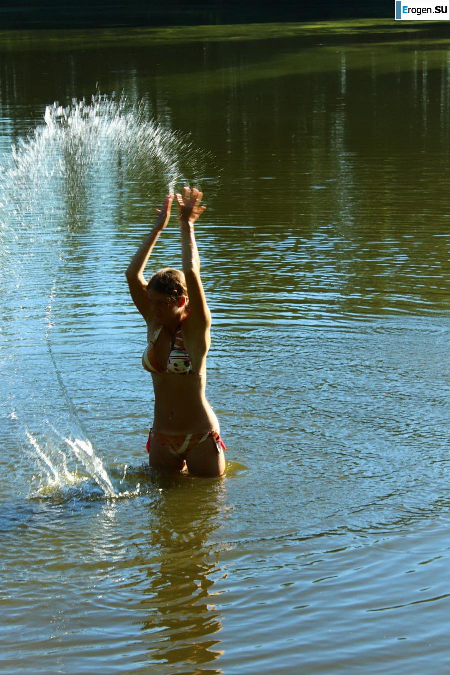 голые девушки на озере. Часть 7. Фото 33