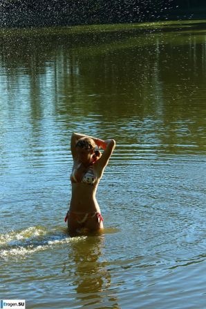 голые девушки на озере. Часть 7. Эскиз 34