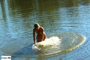 голые девушки на озере. Часть 7. Эскиз 37