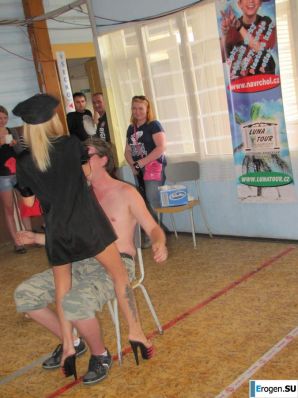 striptease at a corporate party. Thumb 5