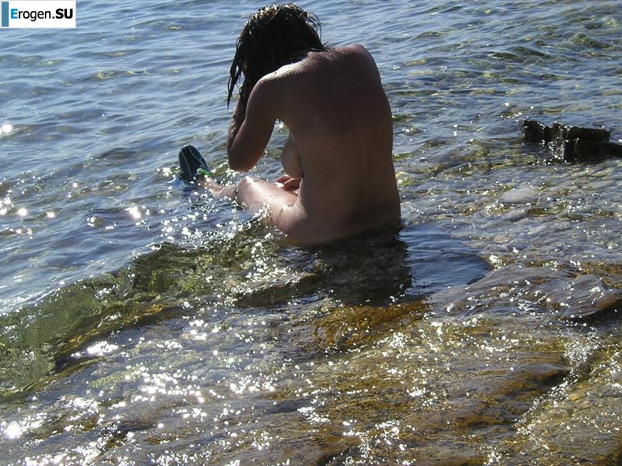 помочила буфера в море. Фото 32