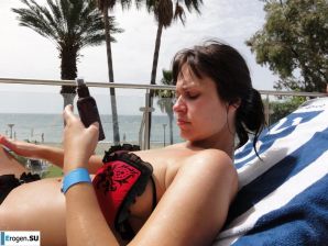 on the beach in Miami without a swimsuit. Thumb 17