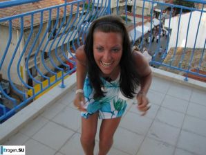 tanned girlfriends on a rocky shore. Thumb 20