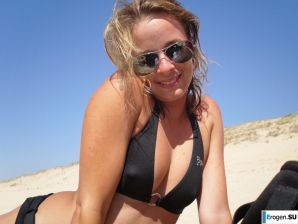 mischievous minx on the beach. Thumb 31