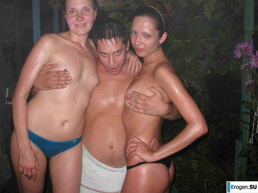 нудисты на природе за городом. Фото 28