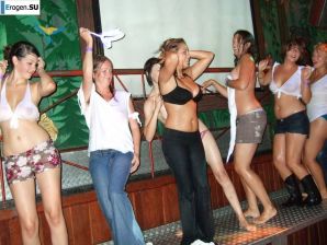 competition of wet t-shirts in a night club. Thumb 13