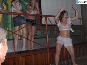 competition of wet t-shirts in a night club. Thumb 35