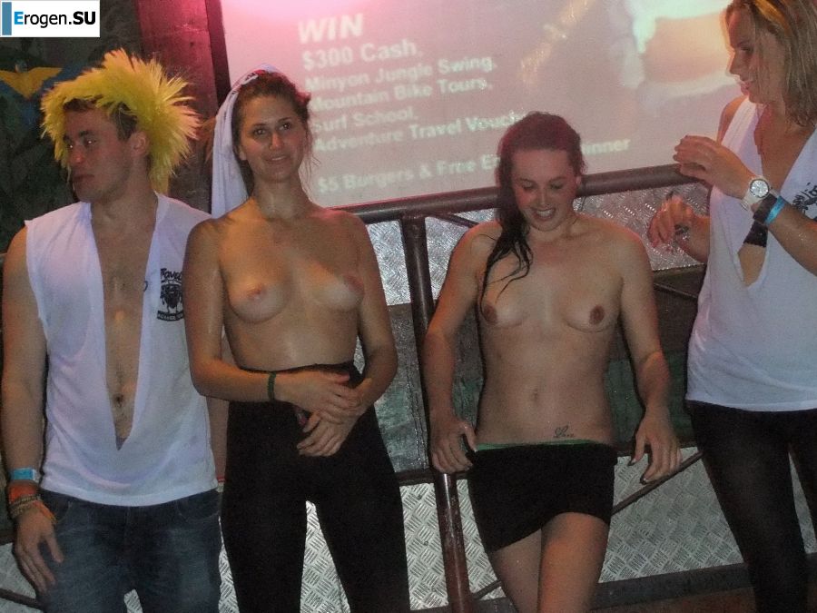 competition of wet t-shirts in a night club. Part 3. Photo 22