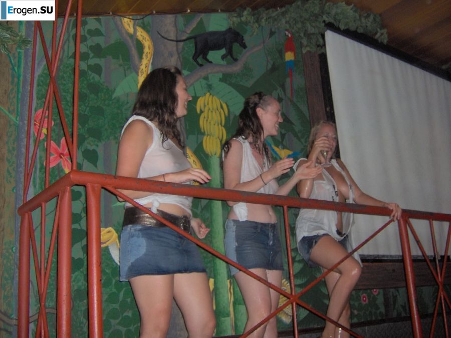 competition of wet t-shirts in a night club. Part 3. Photo 38