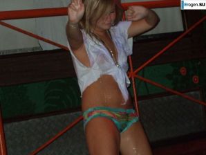 competition of wet t-shirts in a night club. Part 3. Thumb 1