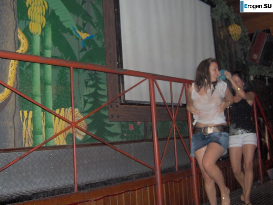 competition of wet t-shirts in a night club. Part 4. Photo 36