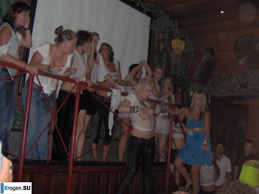 competition of wet t-shirts in a night club. Part 5. Photo 35