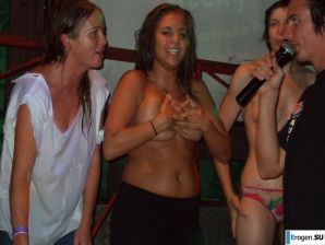 competition of wet t-shirts in a night club. Part 5. Thumb 14