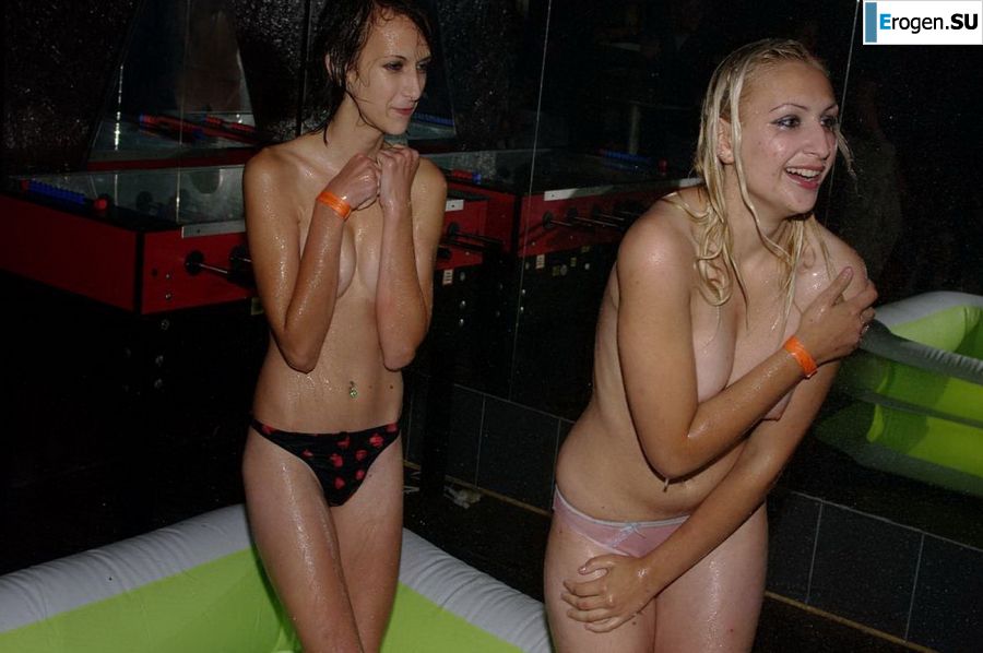 wet t-shirt contest in a depraved night club. Part 2. Photo 14