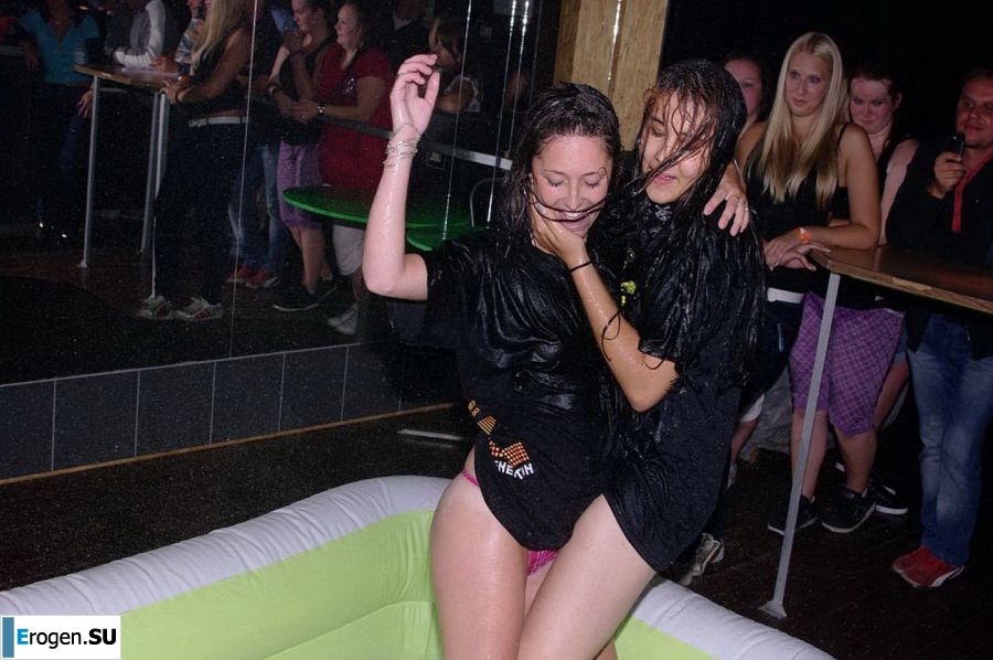 wet t-shirt contest in a depraved night club. Part 2. Photo 19