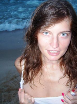 студентка на чешском курорте. Эскиз 10