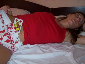 студентка на чешском курорте. Эскиз 11