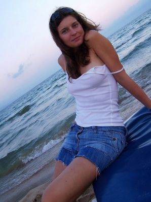 студентка на чешском курорте. Эскиз 2