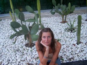 студентка на чешском курорте. Эскиз 32