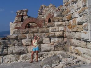 студентка на чешском курорте. Эскиз 35