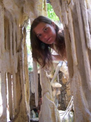 студентка на чешском курорте. Эскиз 45