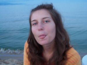 студентка на чешском курорте. Эскиз 52