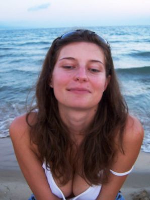 студентка на чешском курорте. Эскиз 53